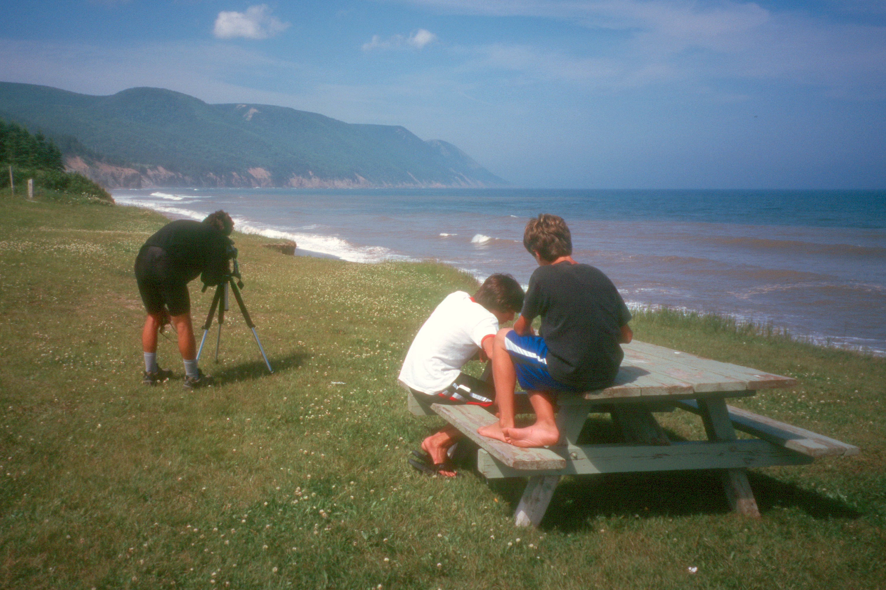 Bluff overlooking the beach