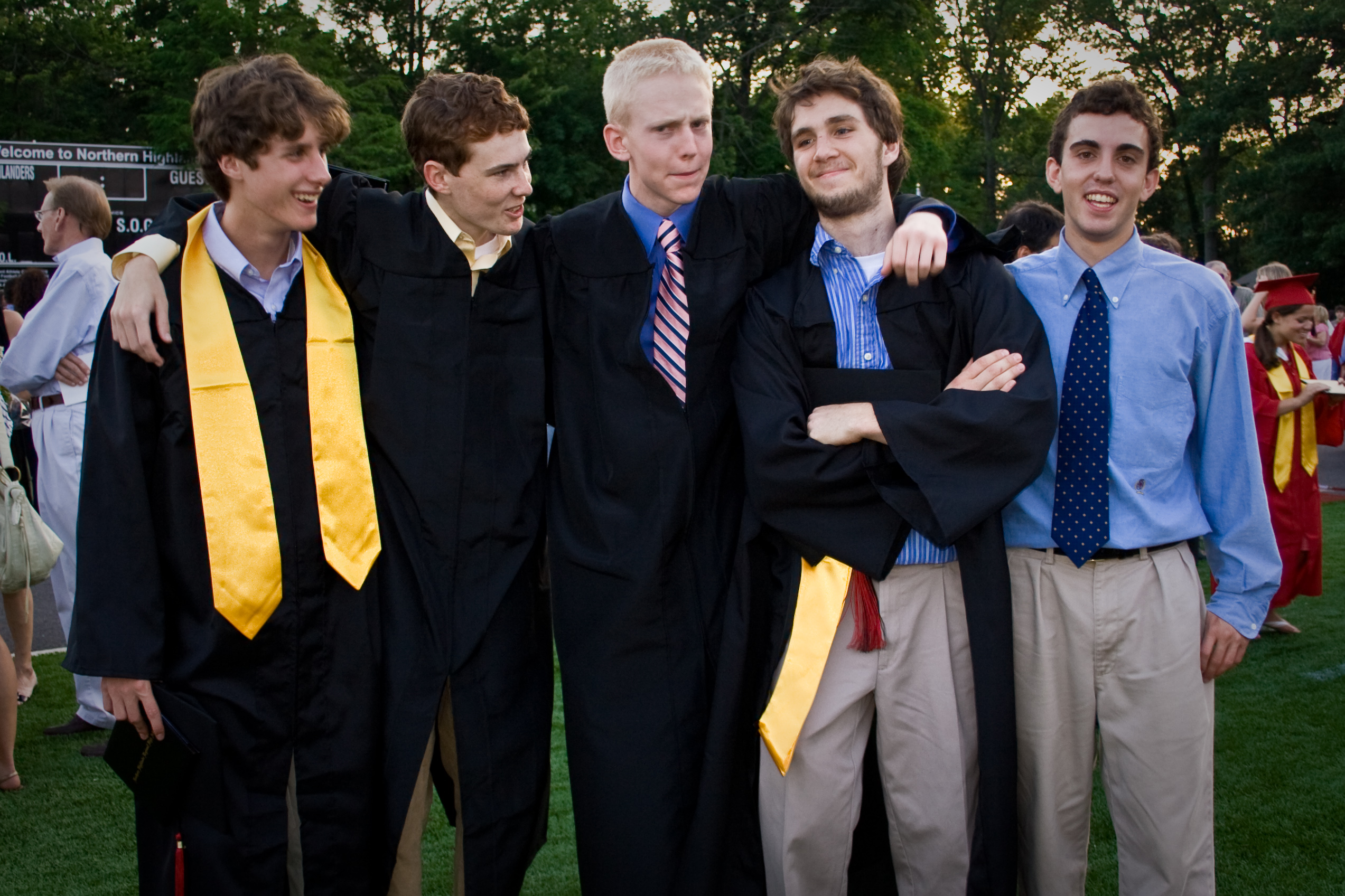Tommy, Jake, Christian, John, and Colin