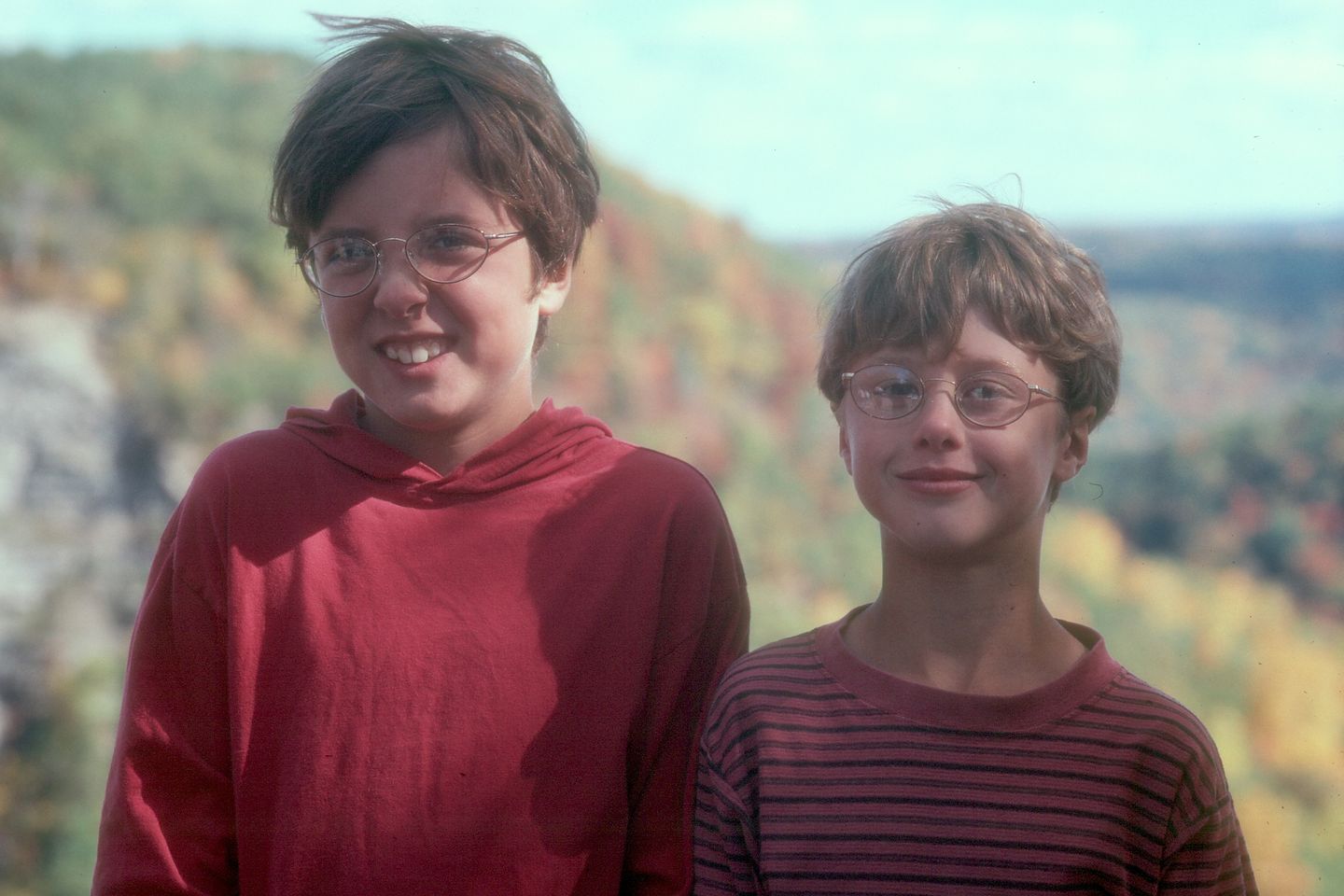 Boys at Letchworth overlook