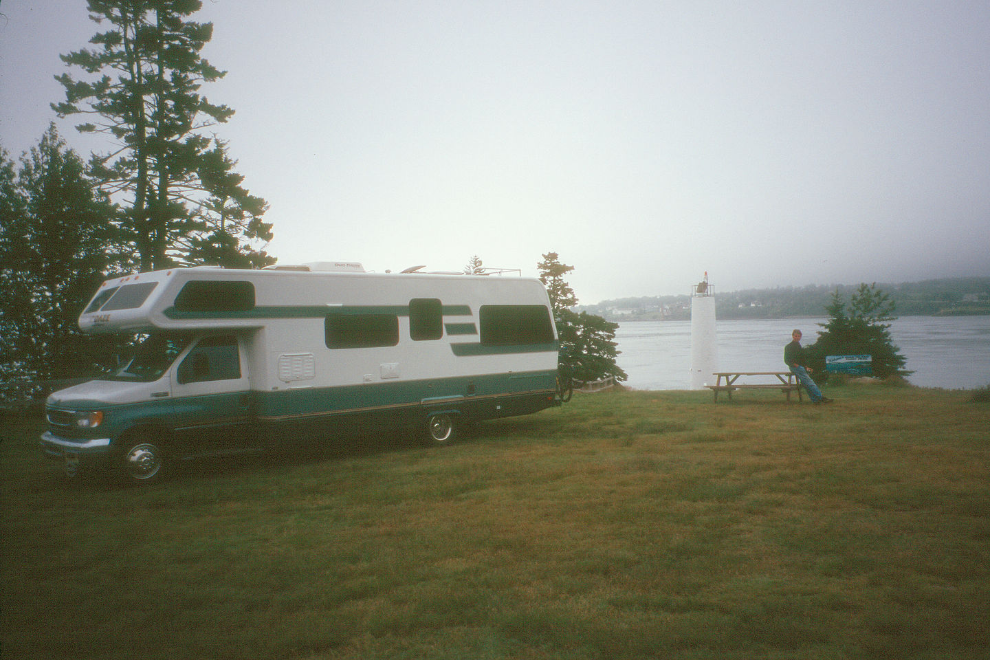 RV perched by the Old Sow