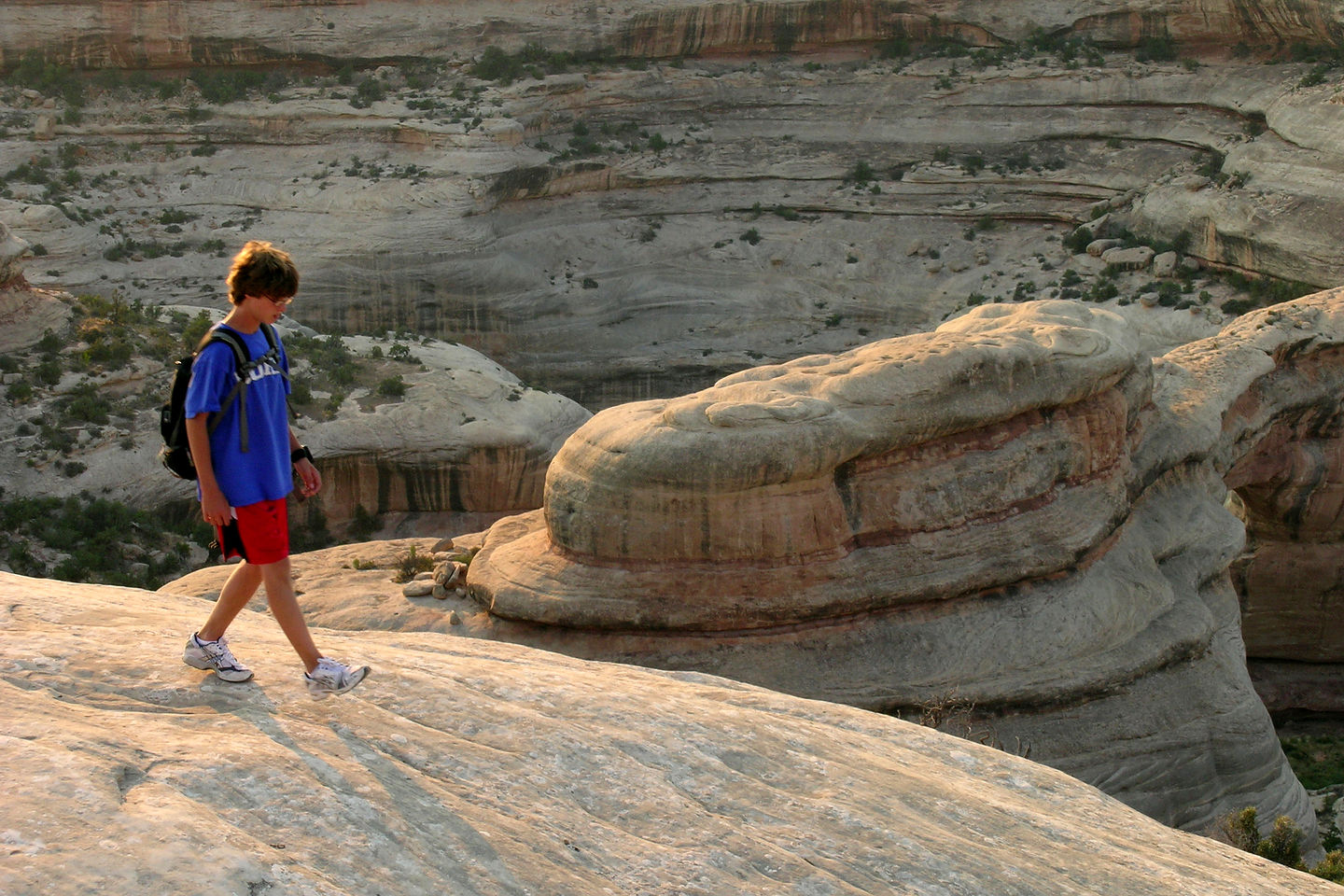 Tommy on Sipapu Bridge Hike