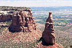 View from lookout on Rimrock Drive