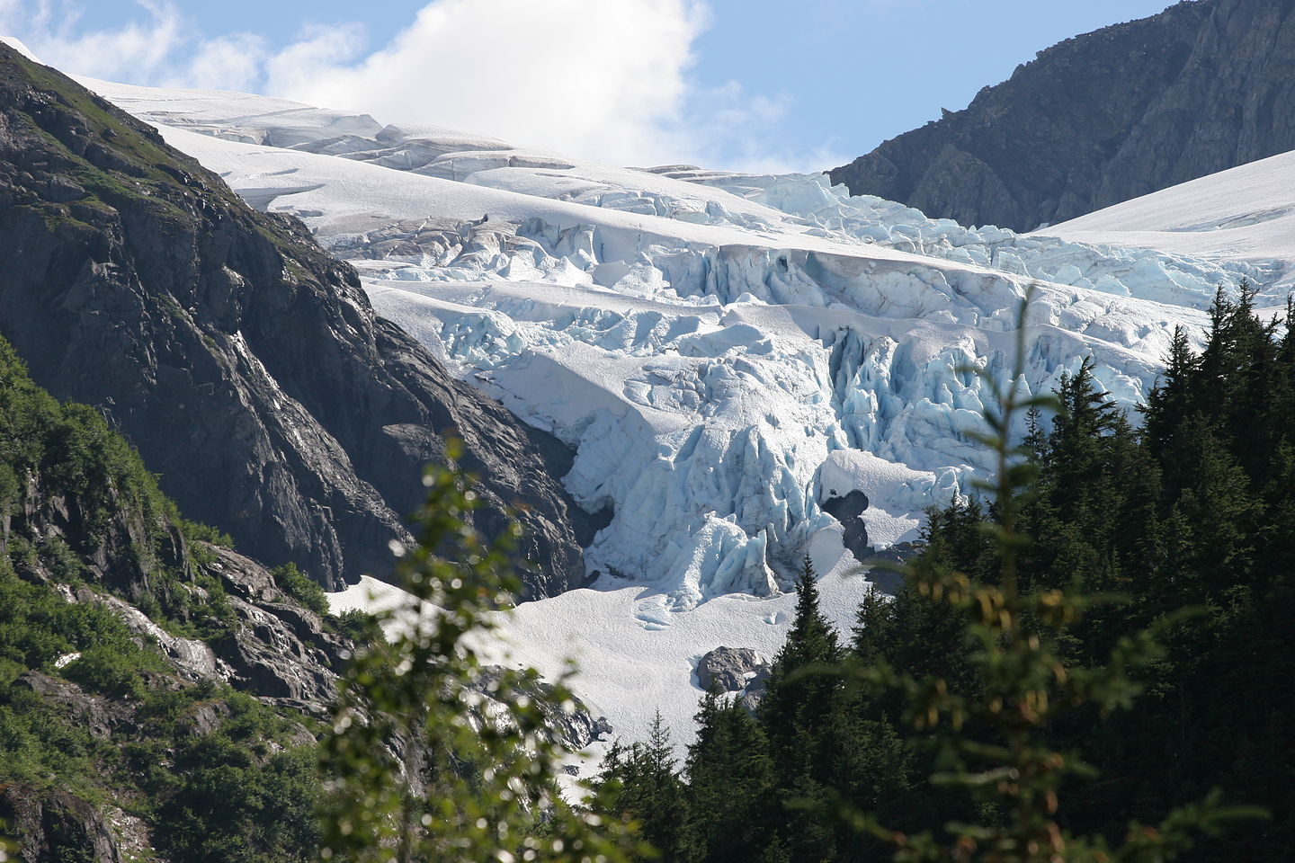 Middle Glacier view from campsite