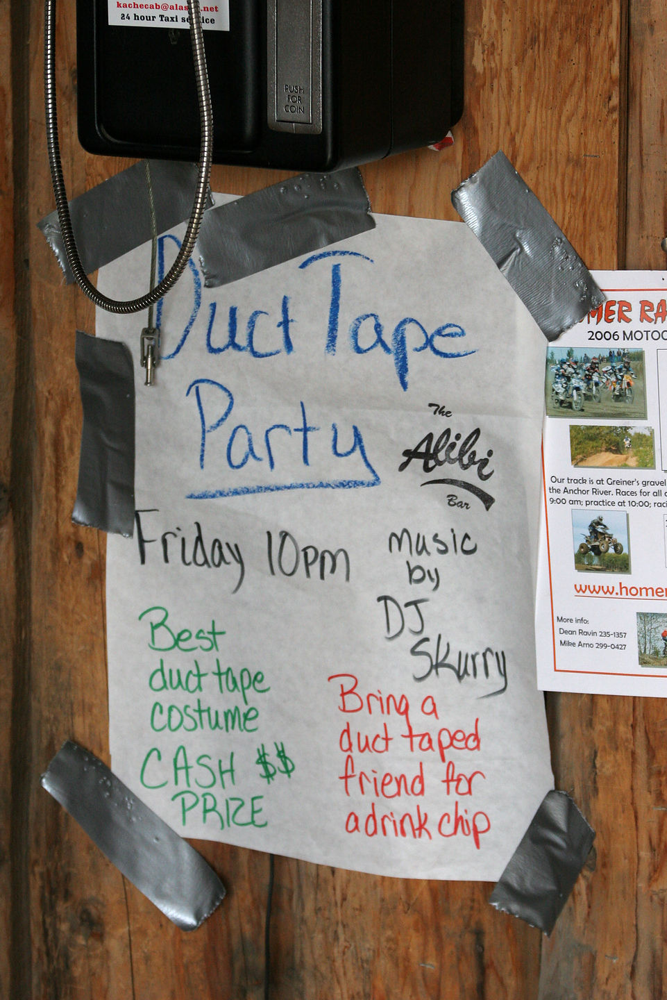 Duct tape party at Homer