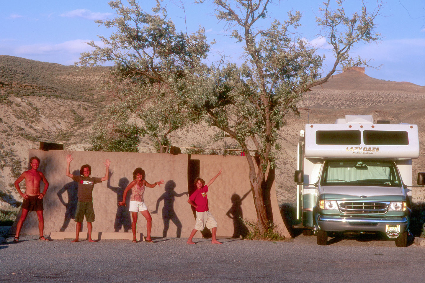 Desert Egyptian family