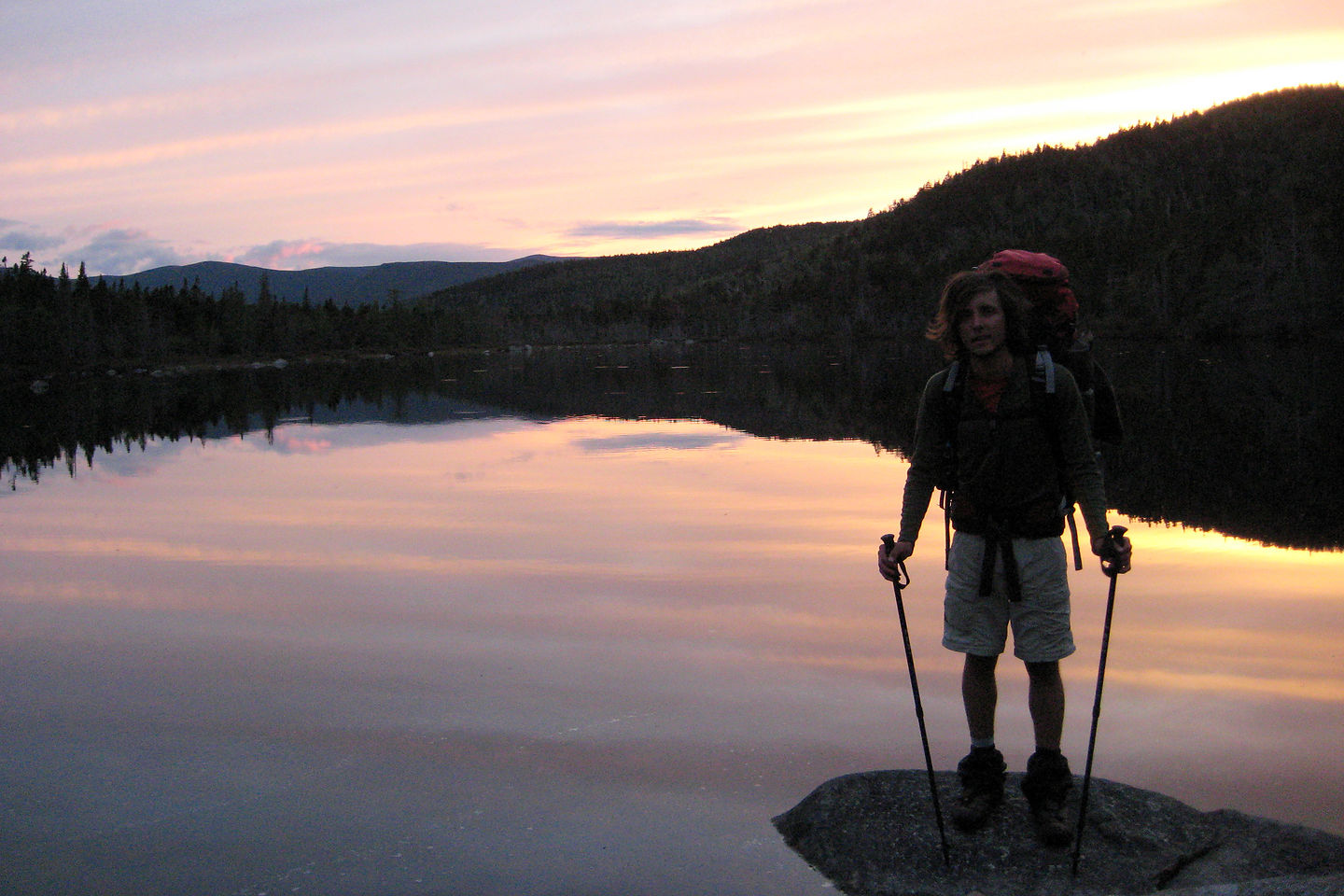 Ethan Pond at Sunset