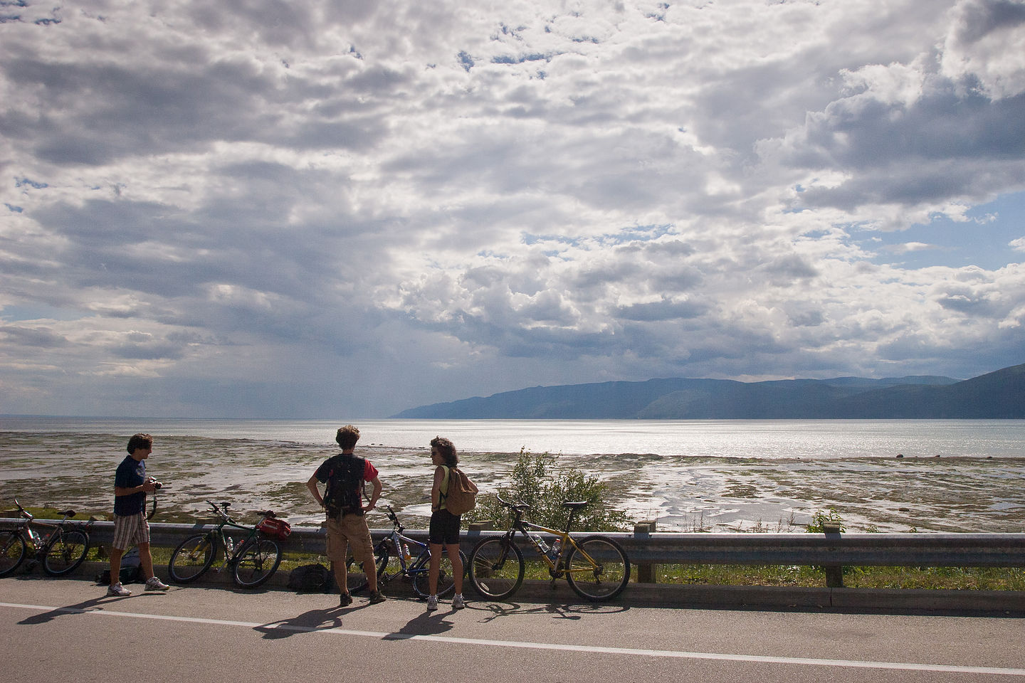 Bike ride view from southern shore