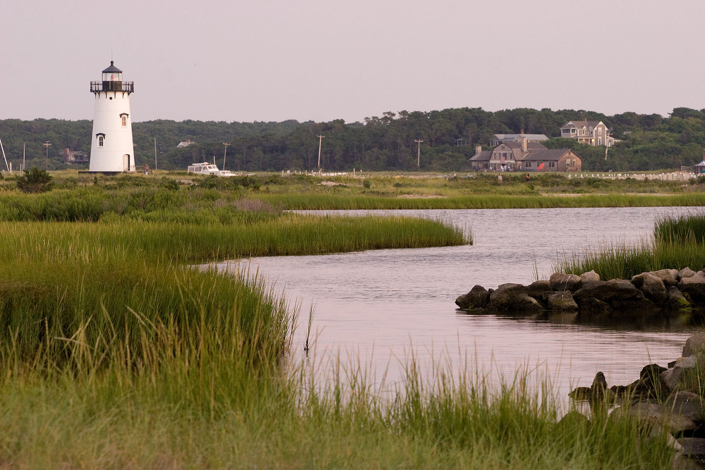 Edgartown Lighthouse from Beach