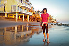 Lolo on Malibu Beach Run