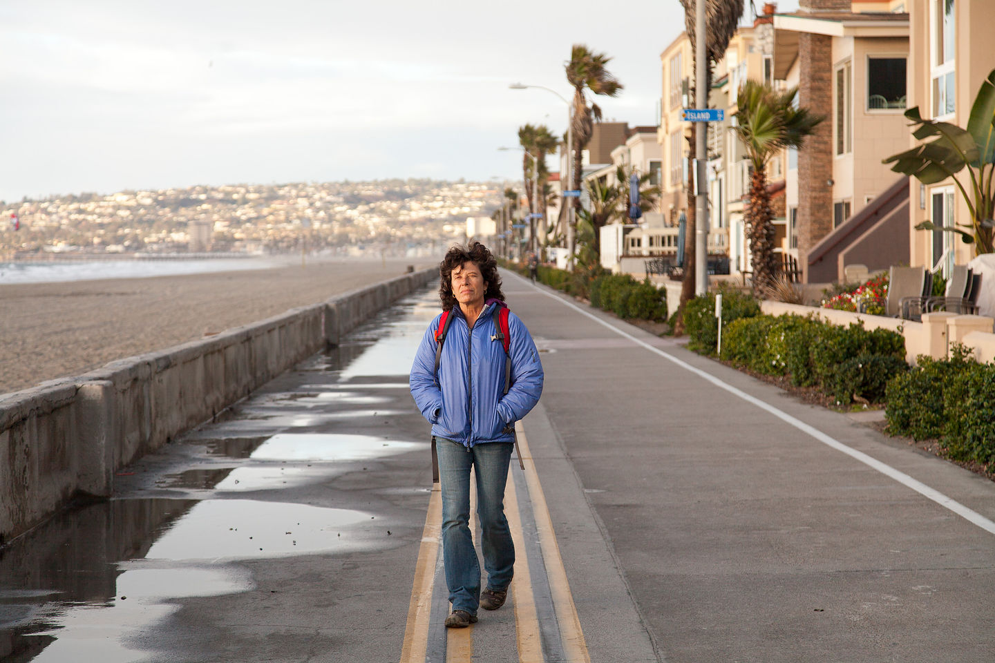 Lolo on Mission Beach Boardwalk