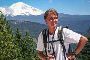 Herb with Mount Shasta