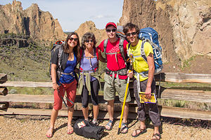 Happy Smith Rock Climbers