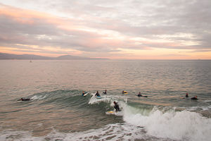 Santa Barbara Beach Surfers