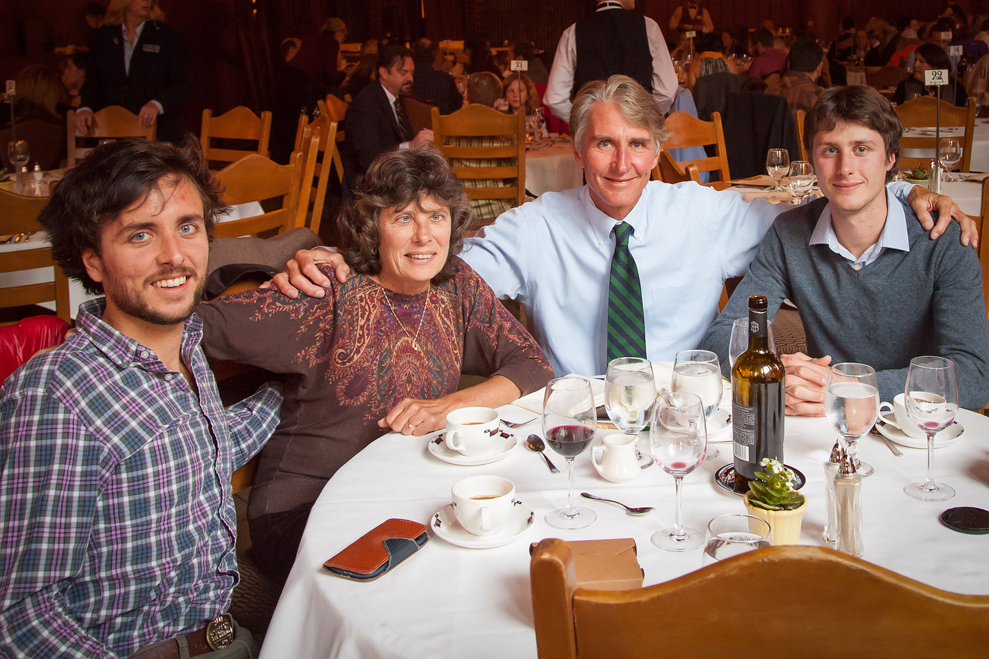 Family at Ahwahnee Thanksgiving Dinner