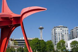 Red Calder in Olympic Sculpture Park