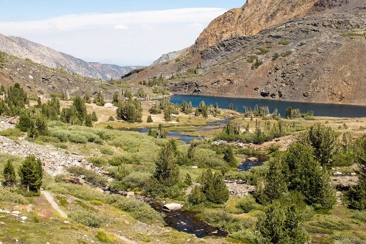 Another view on 20 Lakes Basin Trail