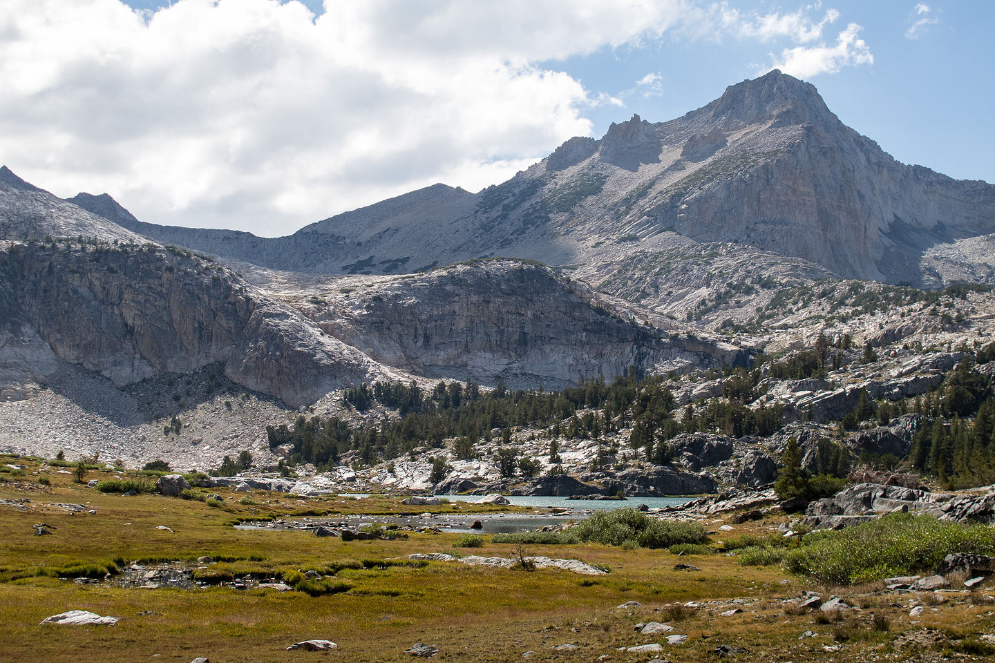 Leaving the 20 Lakes Basin Trail