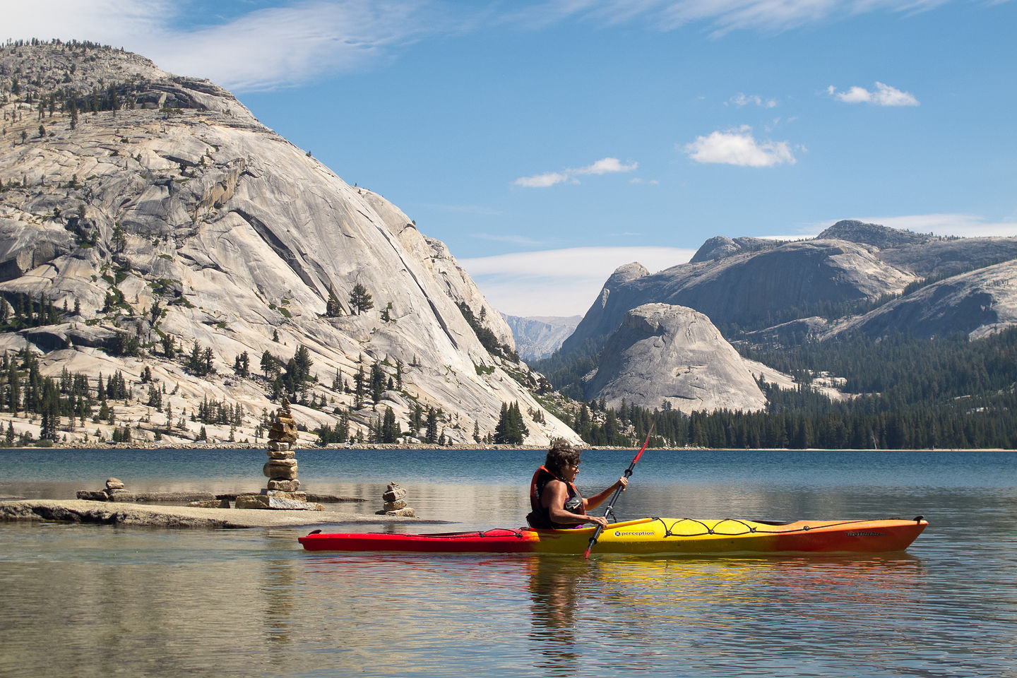 Lolo Kayaking Tenaya Lake