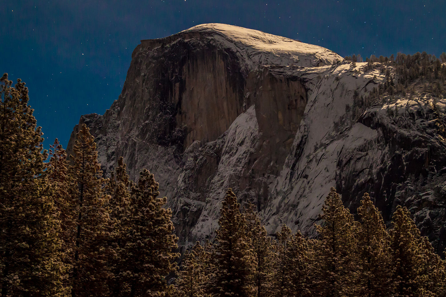 Moonlit Half Dome