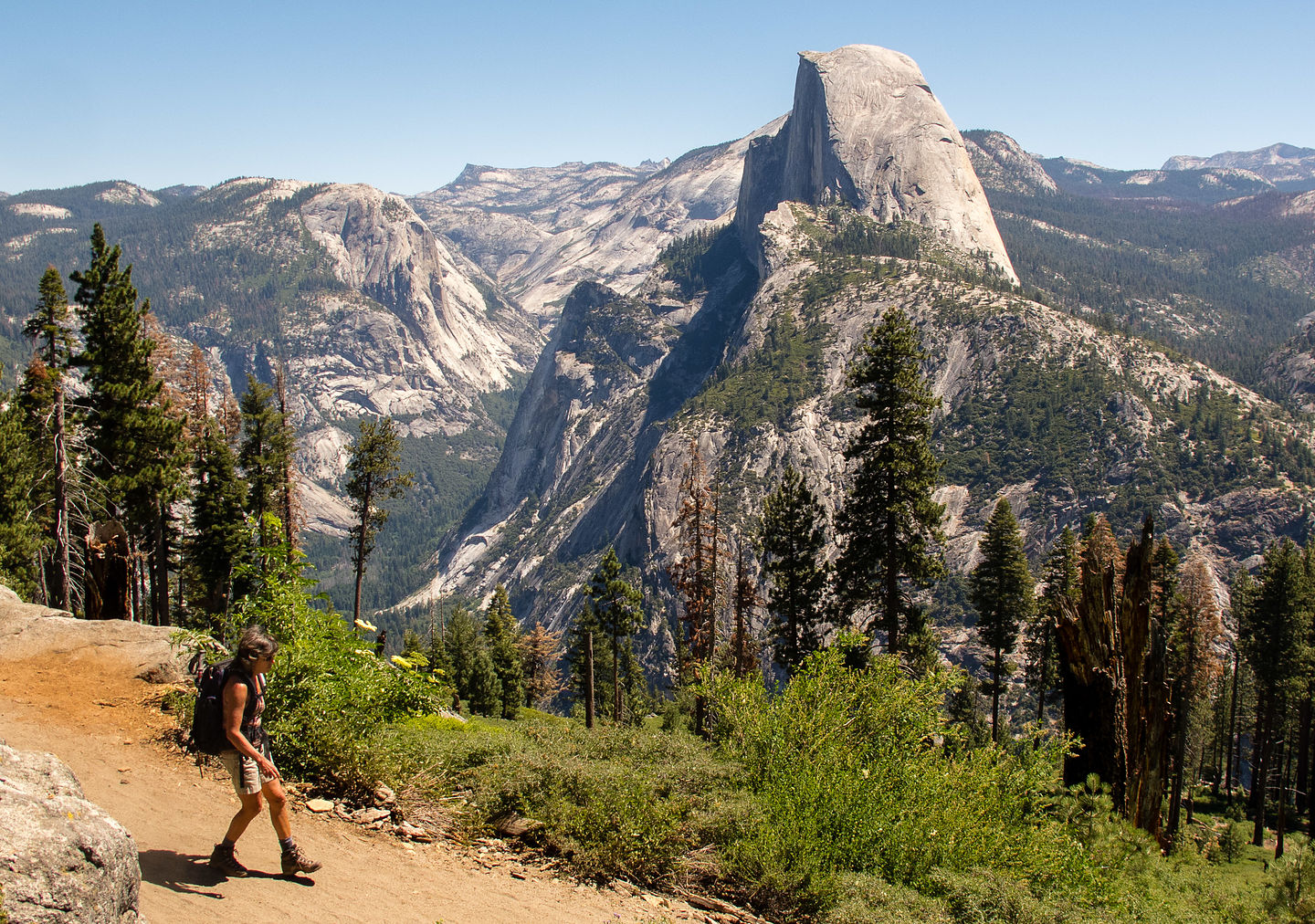 Starting down the Panorama Trail