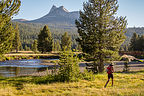 Lolo in Meadow with Cockscomb in distance