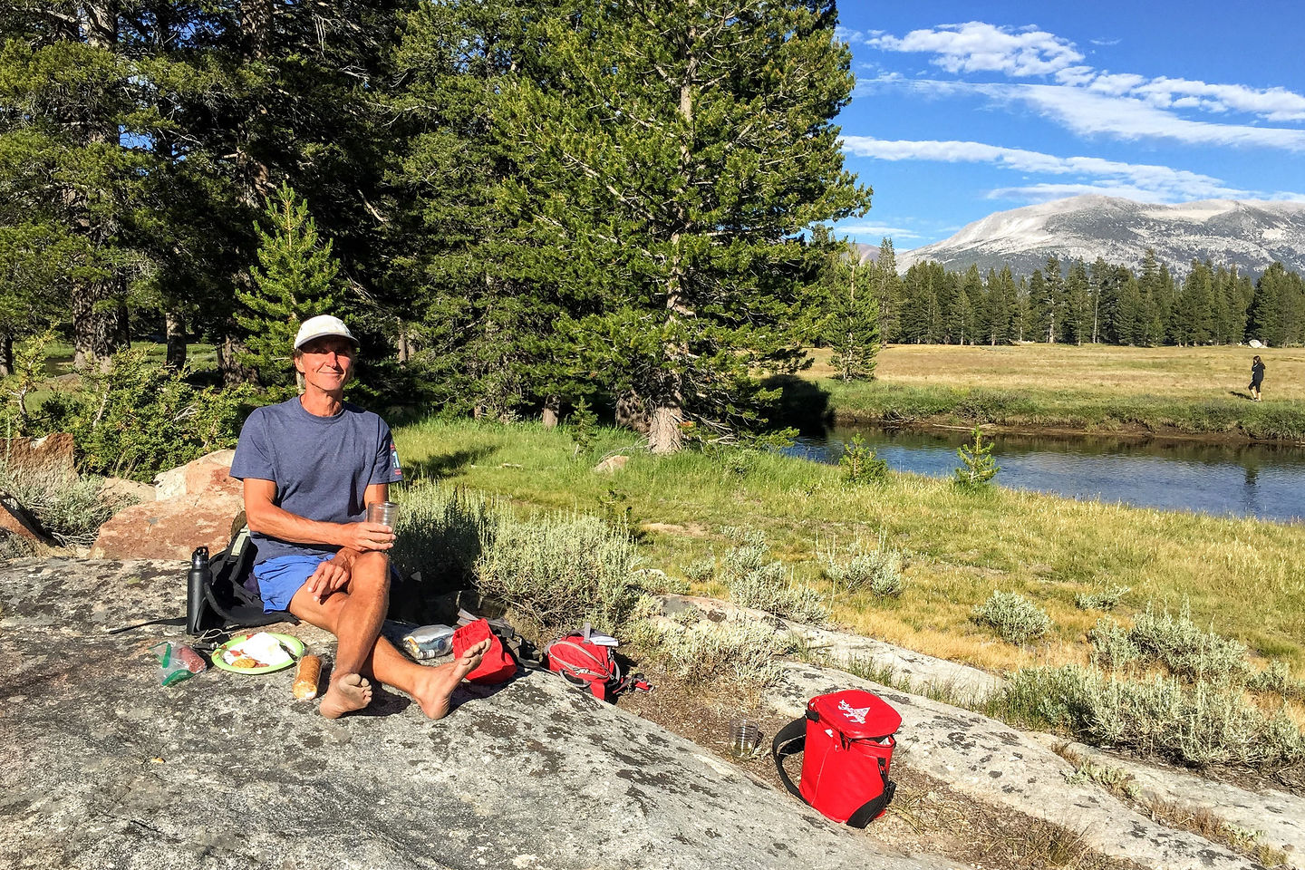 Cocktail hour in Tuolumne Meadow