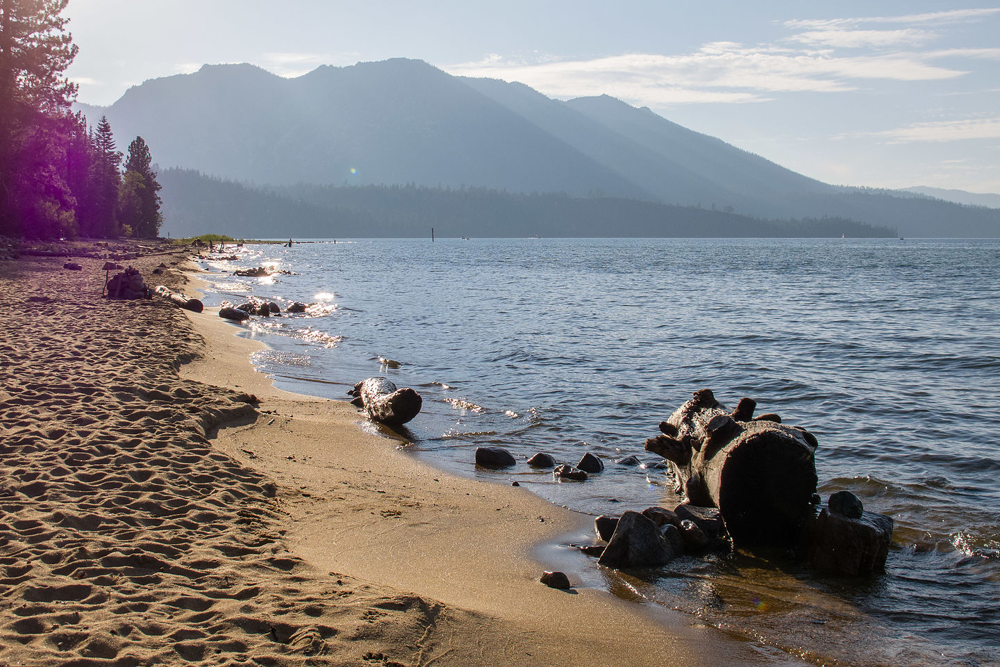 Baldwin Beach on Lake Tahoe