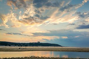 Sunset over Sandy Hook Bay