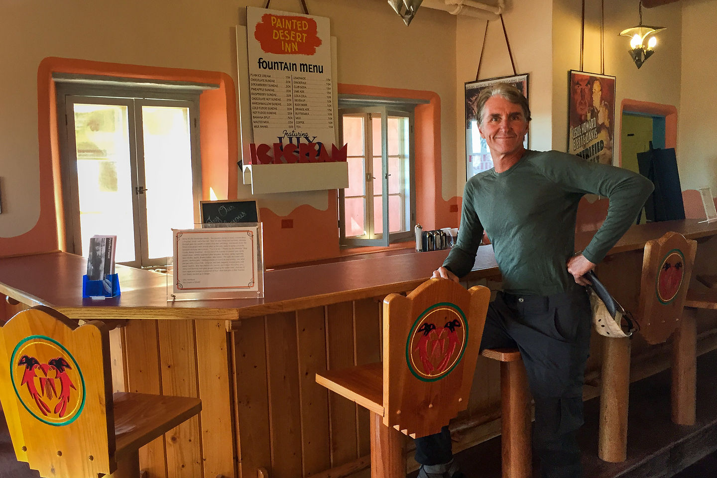 Old Diner in the Painted Desert Inn