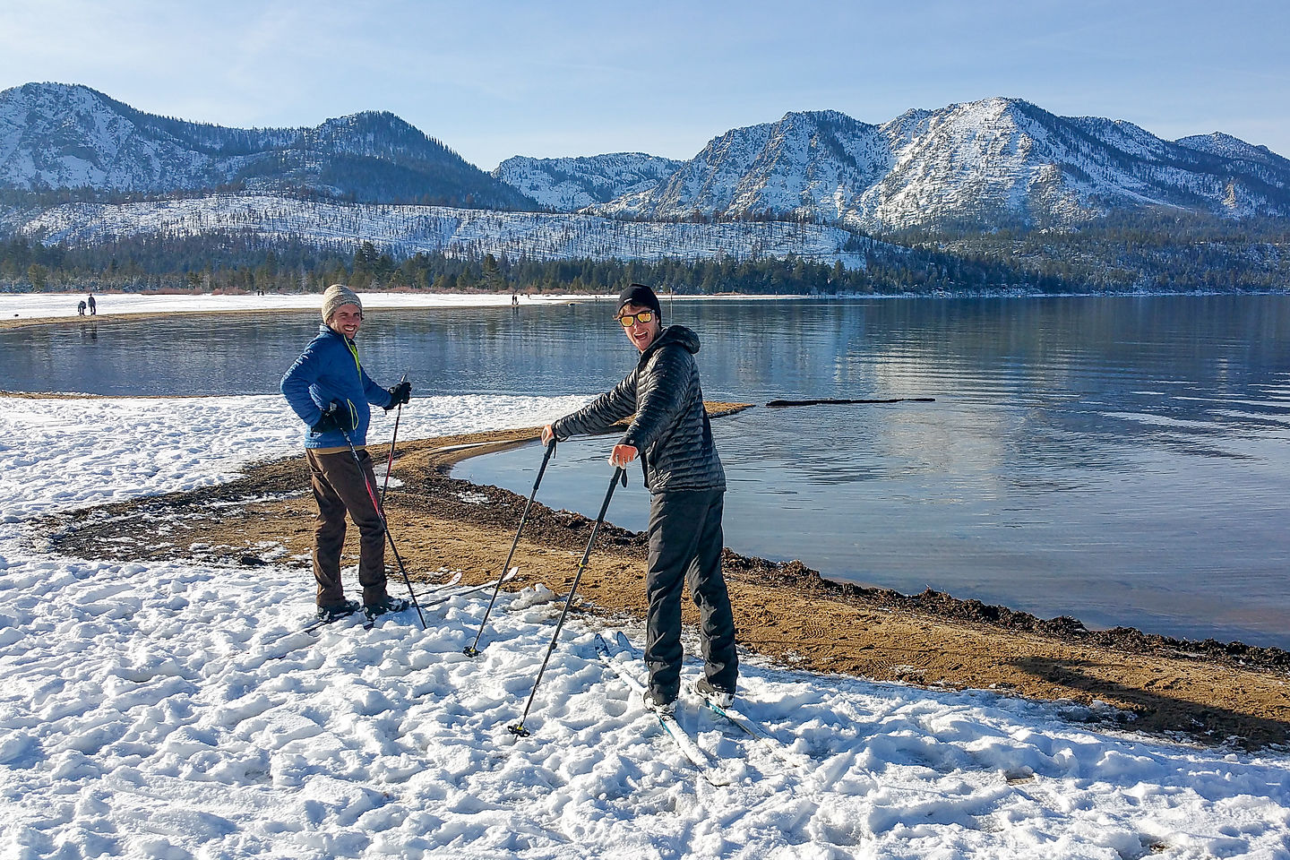 Skiing on Baldwin Beach