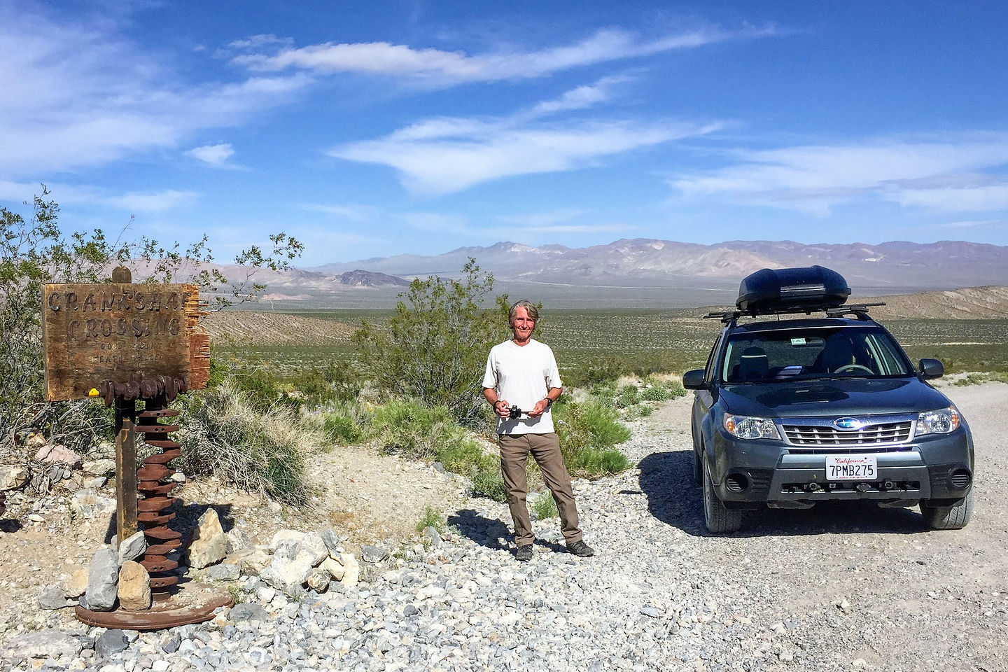 Crankshaft Junction on the way to Eureka Dunes