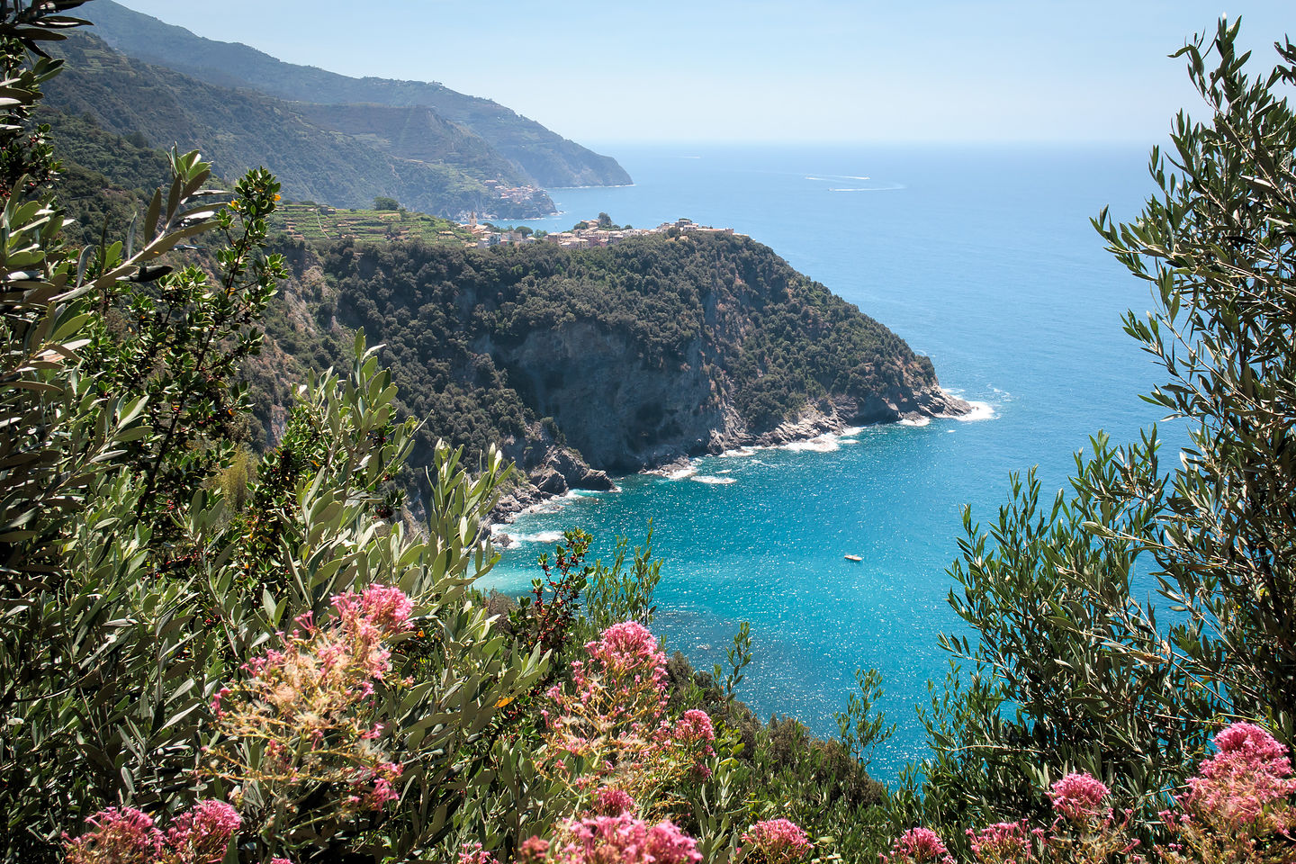 Approaching Corniglia on the Sentiero Azzurro