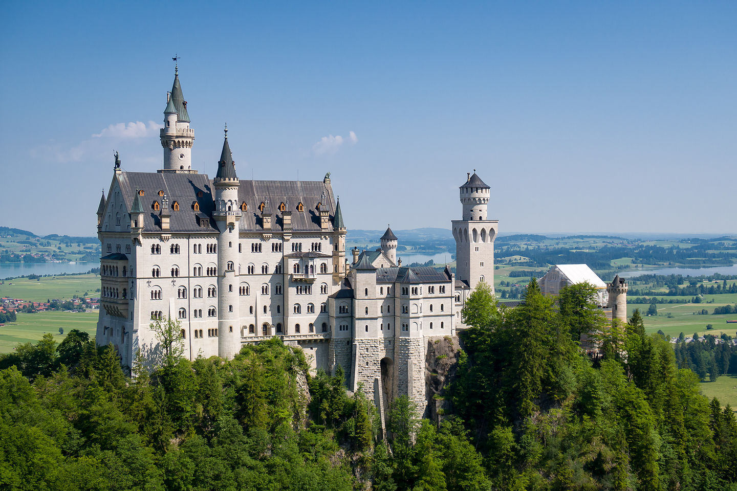 Schloss Neuschwanstein from the Marienbrucke