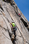 Andrew and Tommy climbing at Murphy's Creek