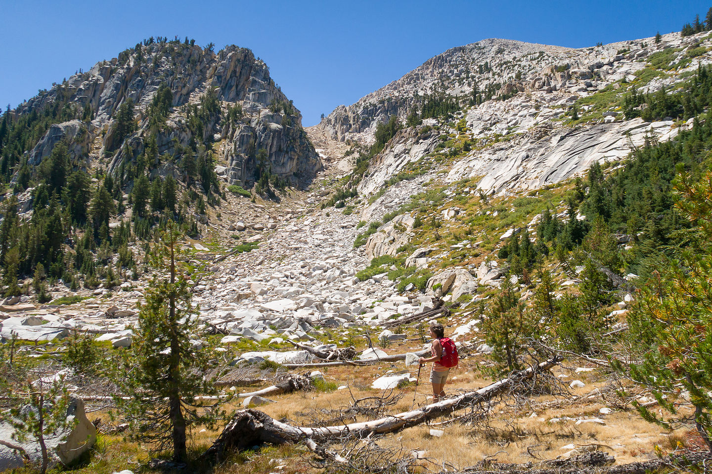 Ravine leading up to Unicorn Peak