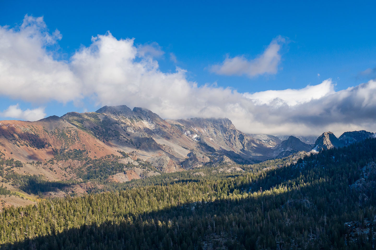 Hike back from Crystal Lake