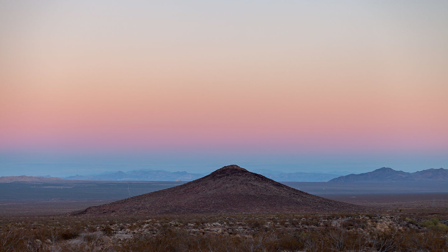 Sunset over Jedediah Smith Butte