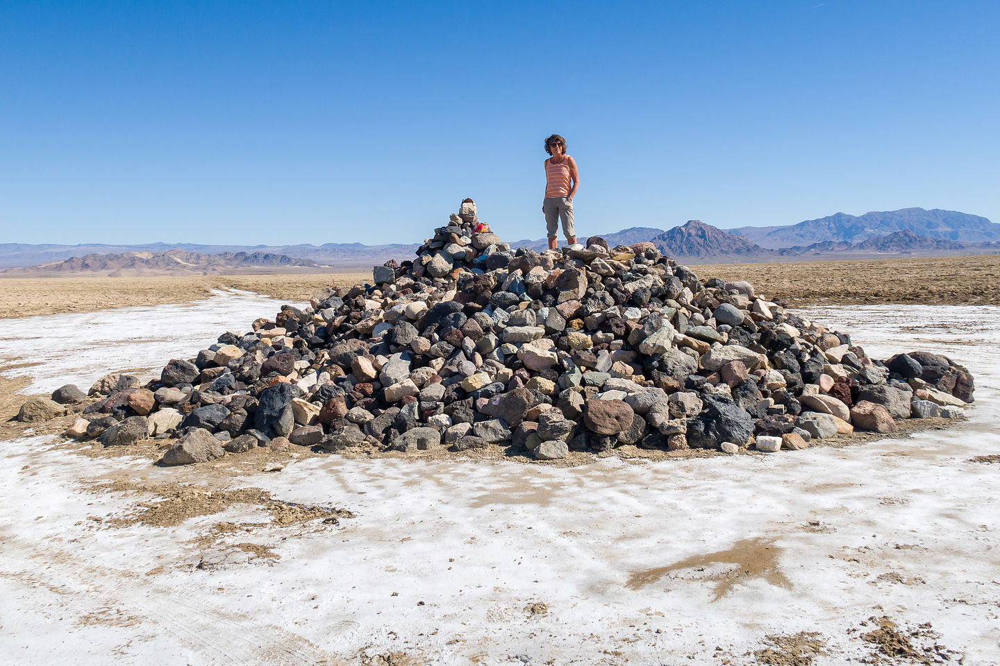 Lolo atop the Travelers Monument