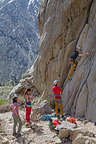 Climbing in Pine Creek Canyon