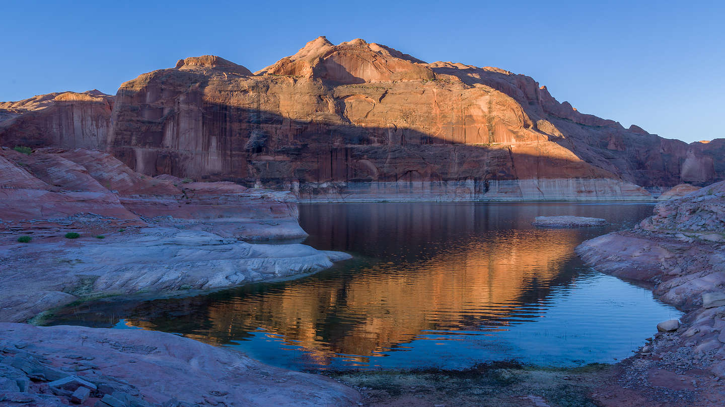 Morning reflections in the San Juan Arm