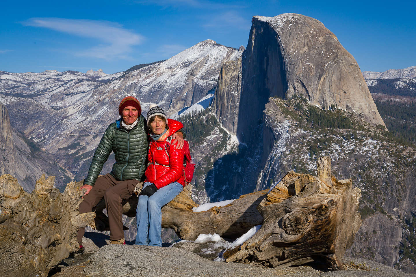 Glacier Point after hiking up from the Valley