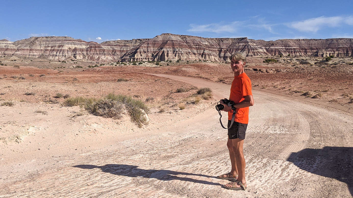 Near the end of the Cathedral Valley Loop