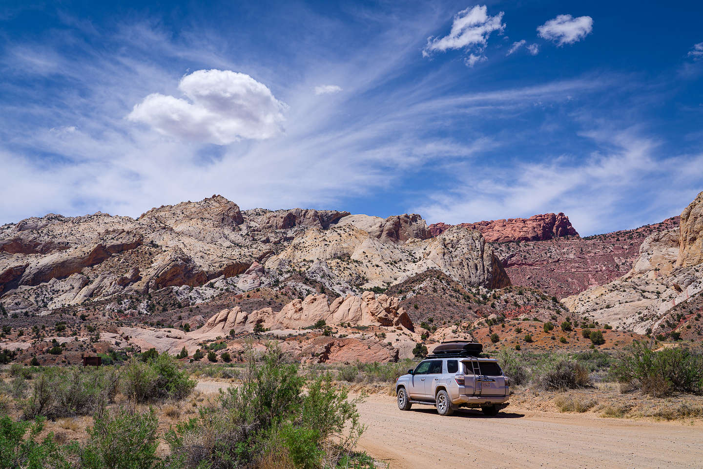 Along the Notom Bullfrog Road