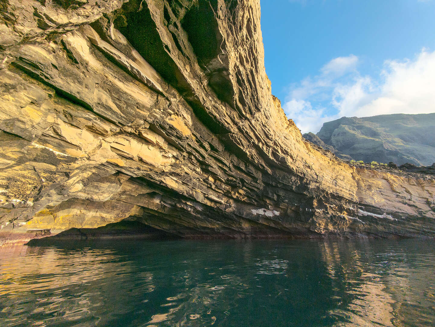 Entrance to the sea cave