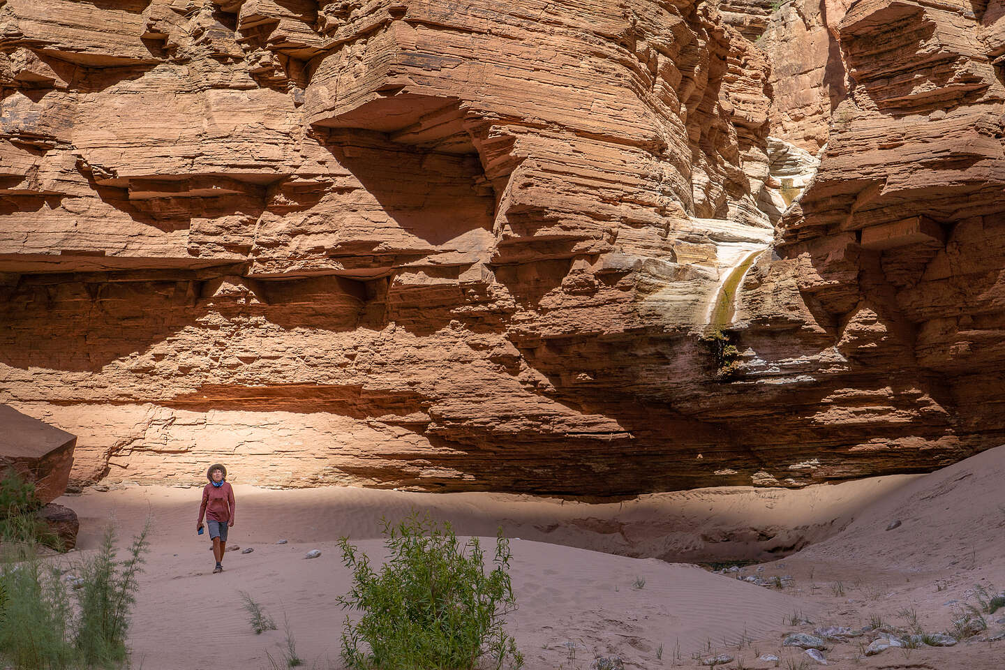 Our Olo Canyon campsite