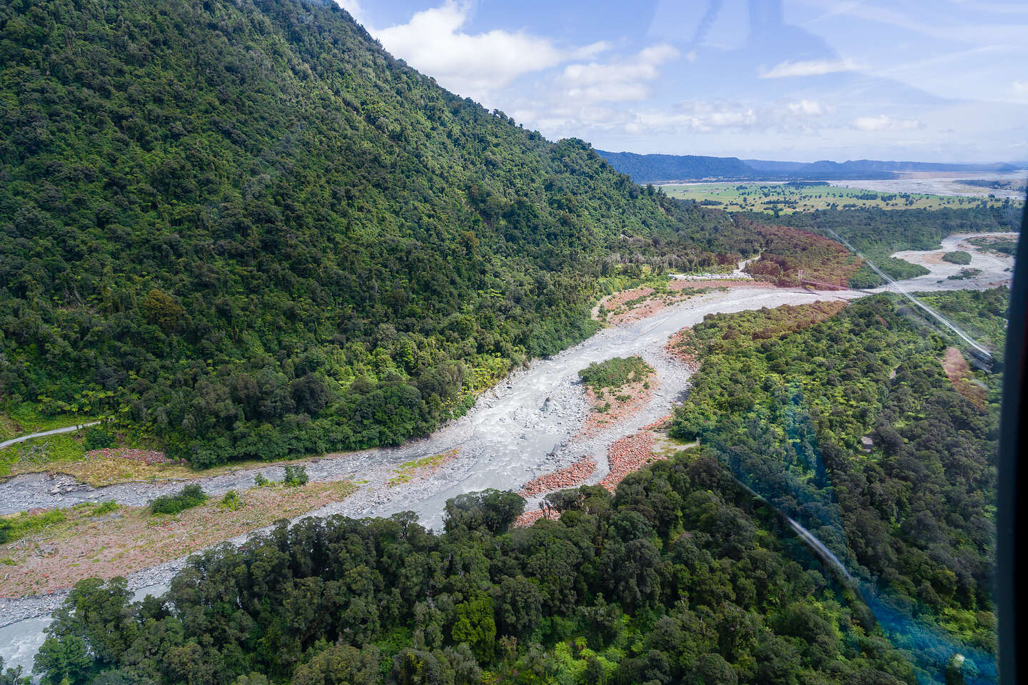 Braided River from Fox Glacier