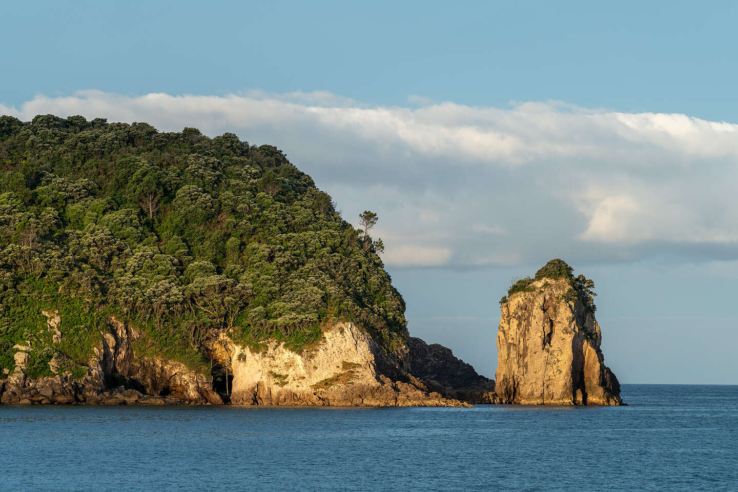 Sunset walk along Hahei Beach