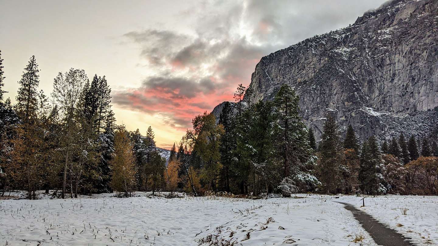 Catching the last bit of light by Sentinel Bridge