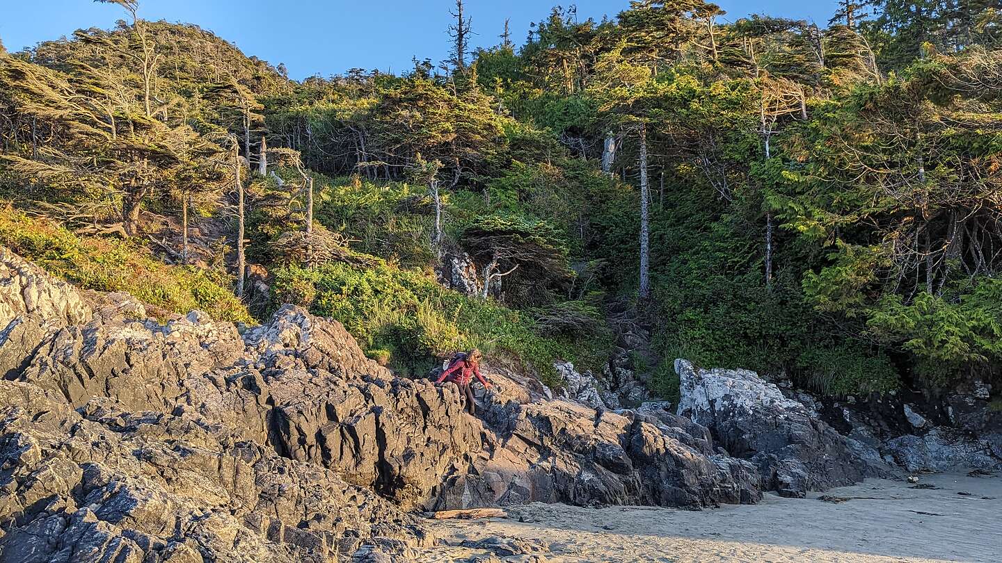 Made it down the Cox Bay trail