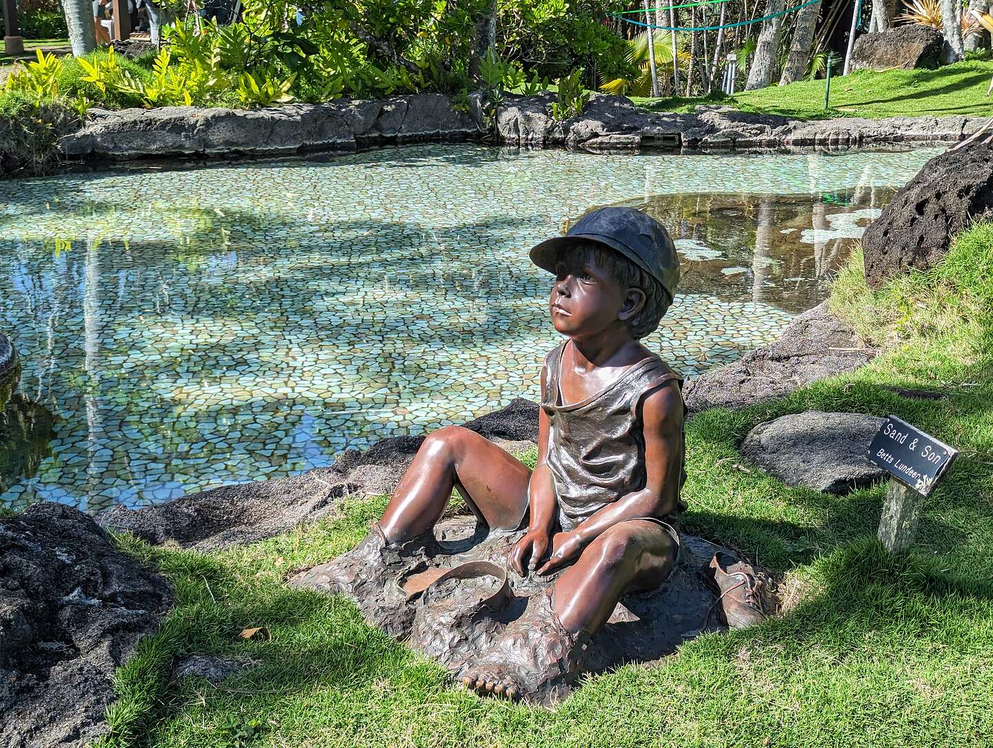 One of the 200 bronze statues